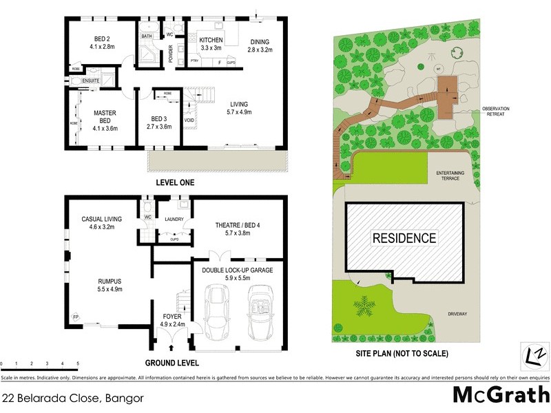 22 Belarada Close, Bangor NSW 2234 Floorplan