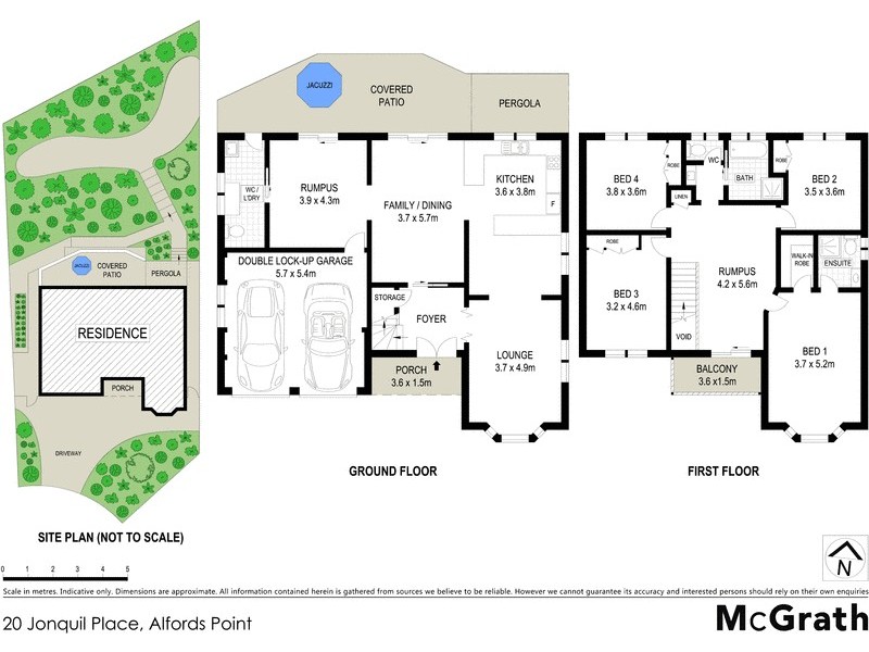 20 Jonquil Place, Alfords Point NSW 2234 Floorplan