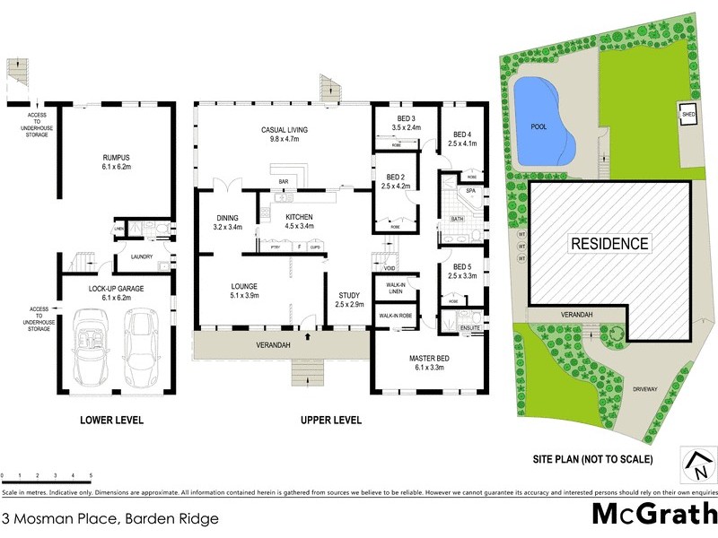 3 Mosman Place, Barden Ridge NSW 2234 Floorplan