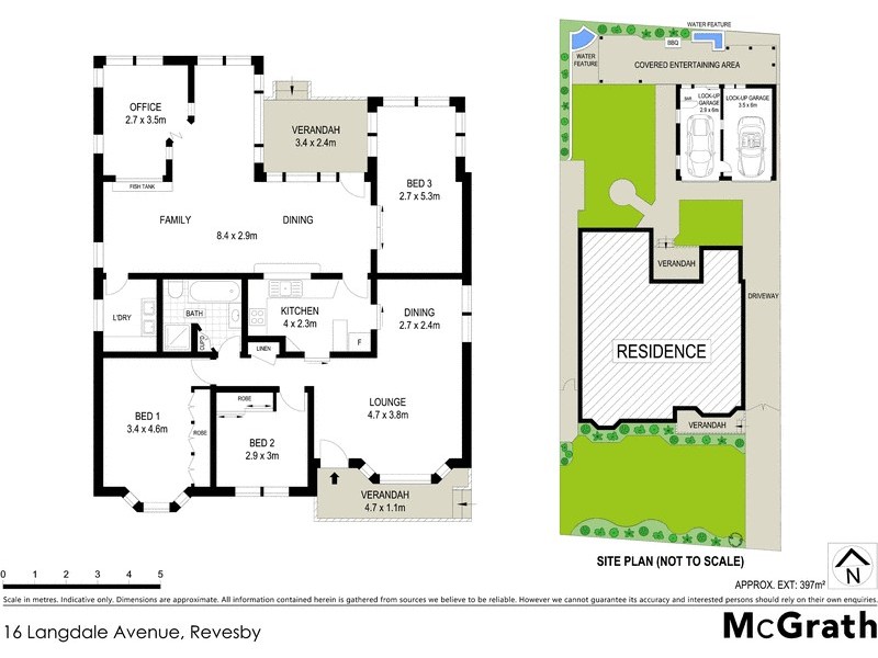16 Langdale Avenue, Revesby NSW 2212 Floorplan