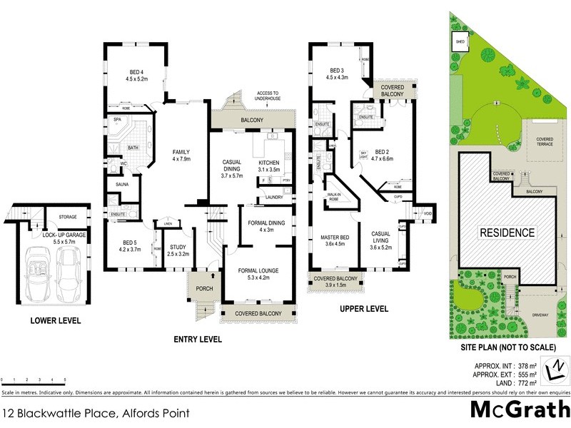 12 Blackwattle Place, Alfords Point NSW 2234 Floorplan