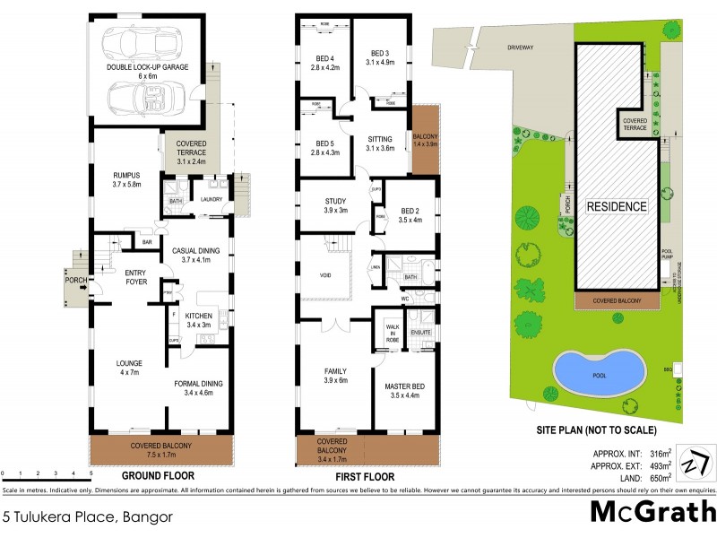 5 Tulukera Place, Bangor NSW 2234 Floorplan