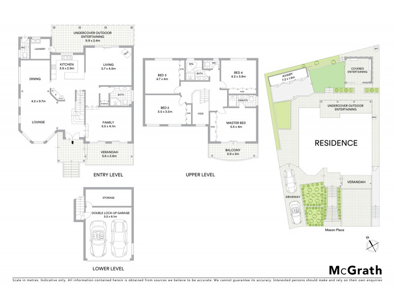 3 Mason Place, Barden Ridge NSW 2234 Floorplan