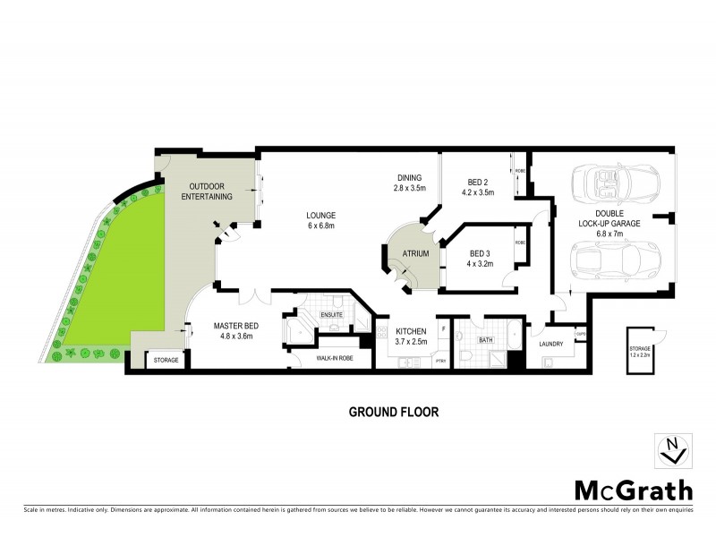 2/1 Tullimbar Road, Cronulla NSW 2230 Floorplan