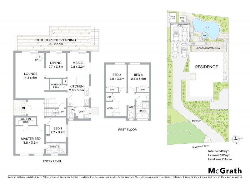 16 Brushwood Drive, Alfords Point NSW 2234 Floorplan