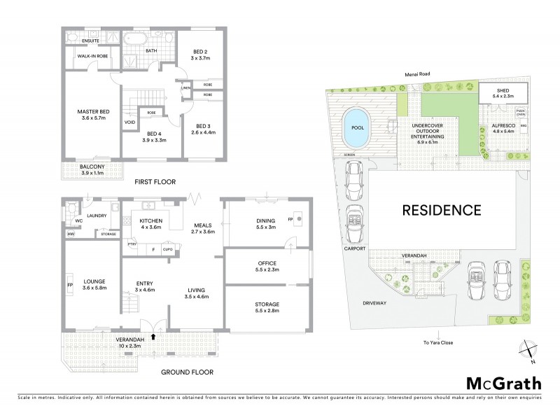 18 Yara Close, Bangor NSW 2234 Floorplan