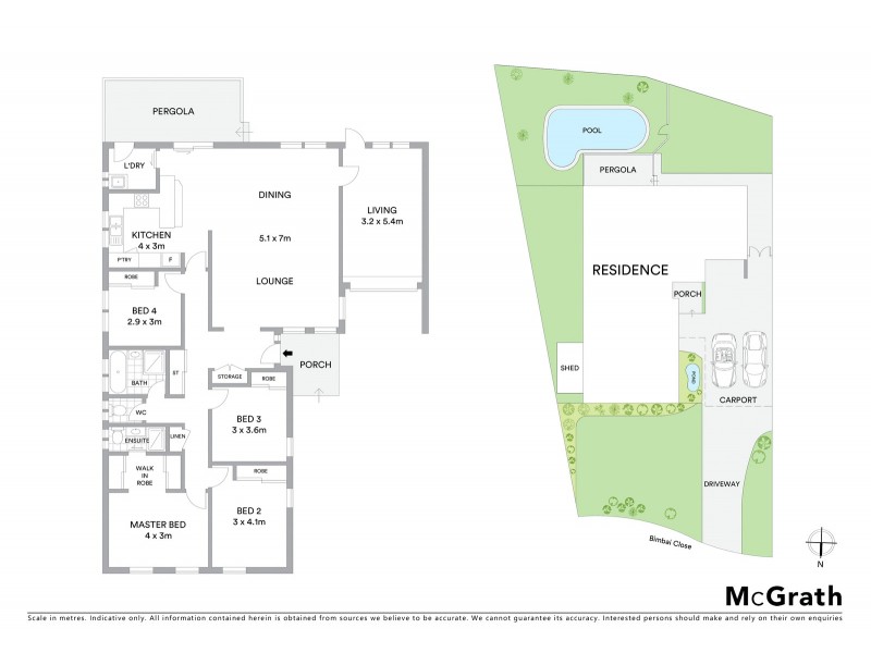 4 Bimbai Close, Bangor NSW 2234 Floorplan