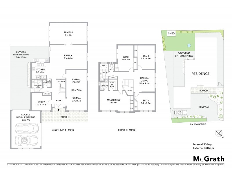 12 The Woods Circuit, Menai NSW 2234 Floorplan