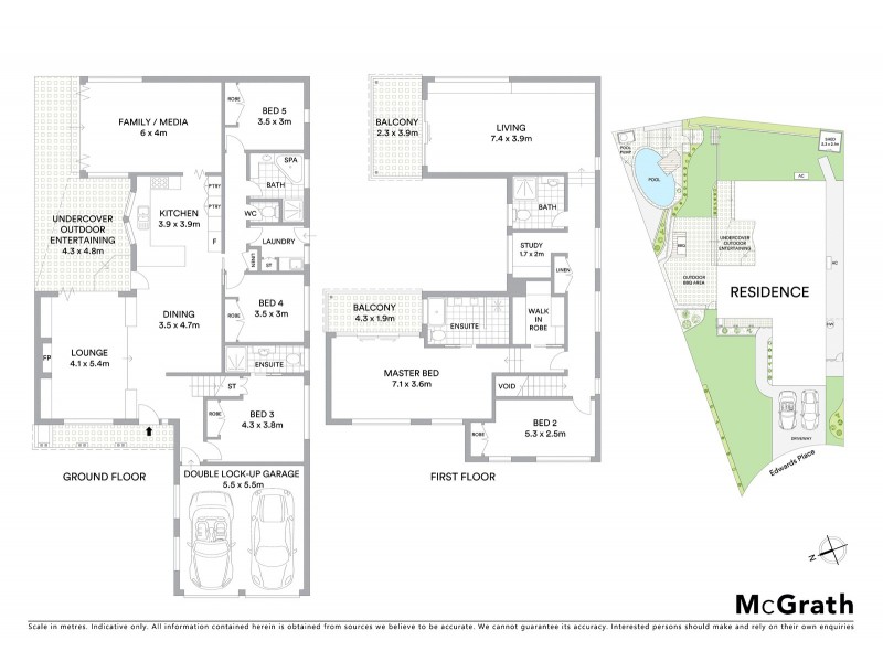 8 Edwards Place, Barden Ridge NSW 2234 Floorplan