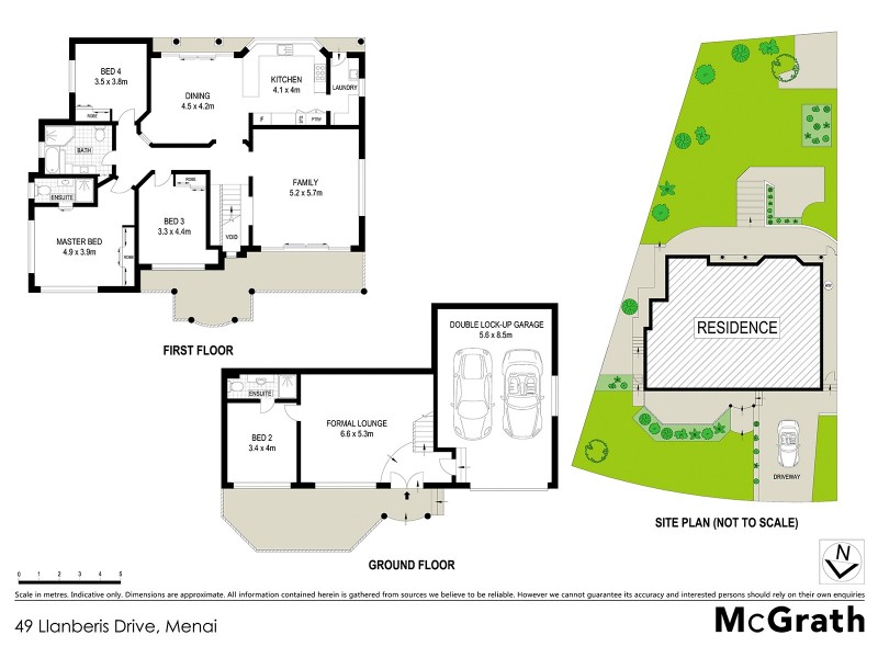 49 Llanberis Drive, Menai NSW 2234 Floorplan