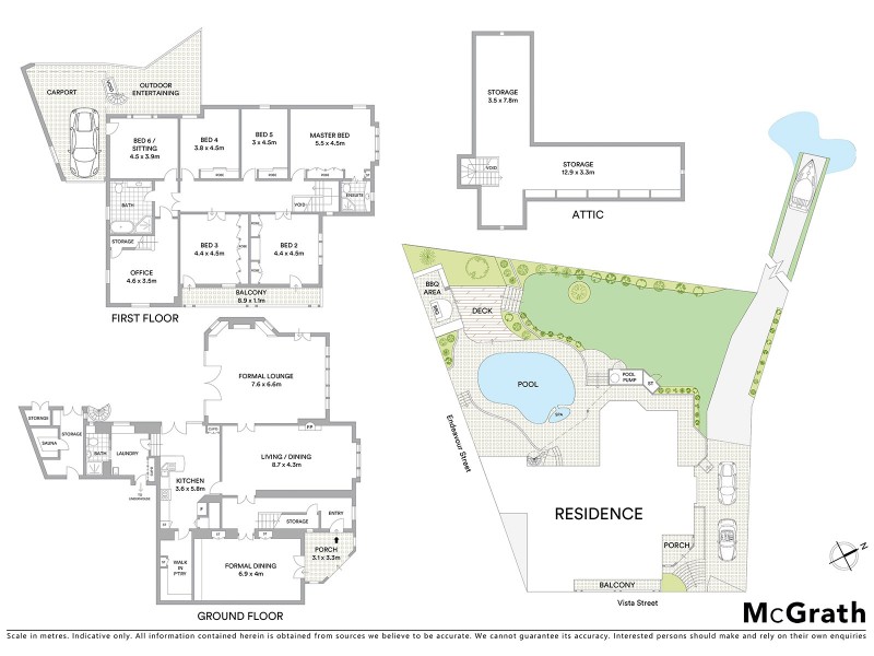 23 Vista Street, Sans Souci NSW 2219 Floorplan