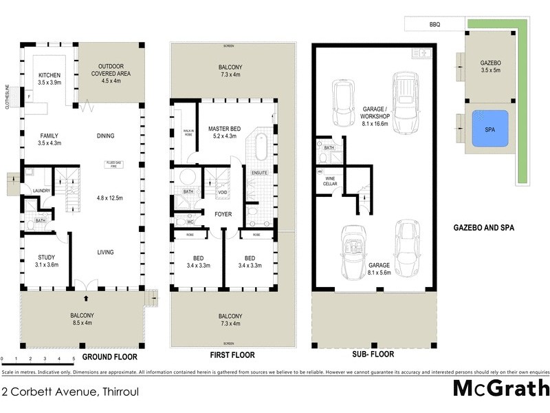 2 Corbett Avenue, Thirroul NSW 2515 Floorplan