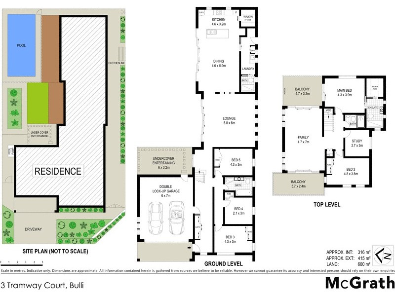 3 Tramway Court, Bulli NSW 2516 Floorplan