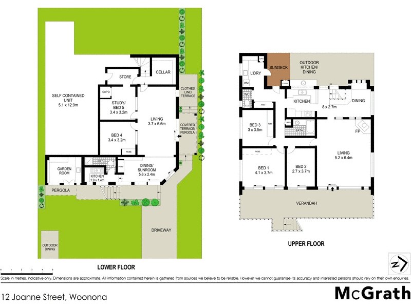 12 Joanne Street, Woonona NSW 2517 Floorplan