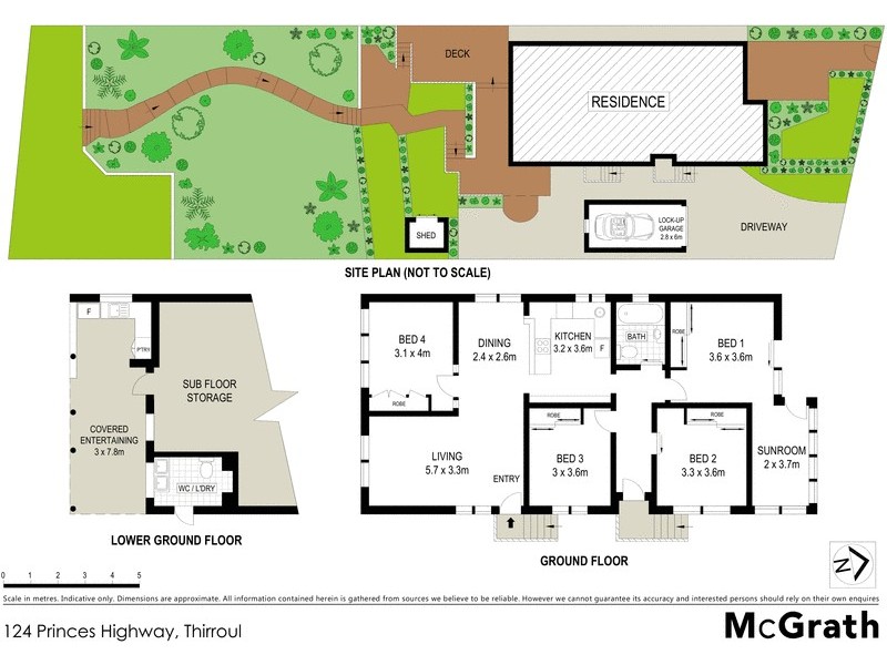 124 Princes Highway, Thirroul NSW 2515 Floorplan