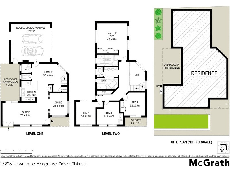 1/206 Lawrence Hargrave Drive, Thirroul NSW 2515 Floorplan
