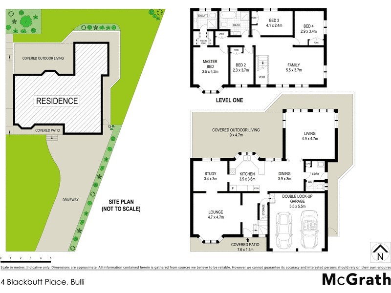4 Blackbutt Place, Bulli NSW 2516 Floorplan