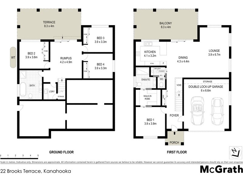 22 Brooks Terrace, Kanahooka NSW 2530 Floorplan