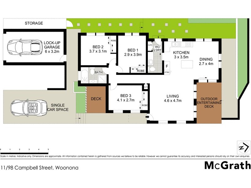 11/98 Campbell Street, Woonona NSW 2517 Floorplan