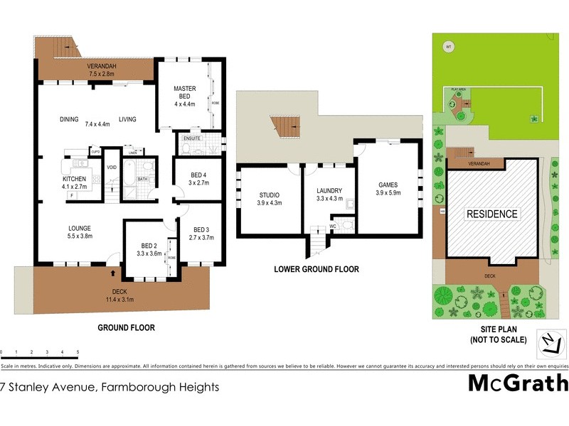 7 Stanley Avenue, Farmborough Heights NSW 2526 Floorplan