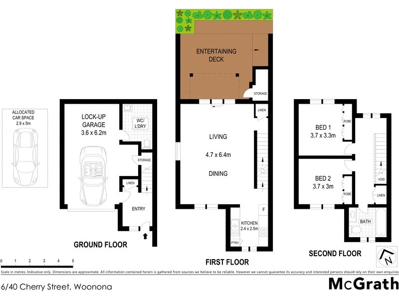 6/40 Cherry Street, Woonona NSW 2517 Floorplan