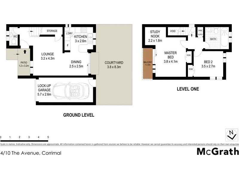 4/10 The Avenue, Corrimal NSW 2518 Floorplan