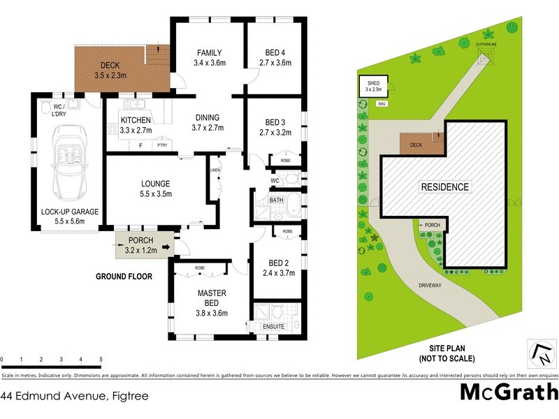 44 Edmund Avenue, Figtree NSW 2525 Floorplan