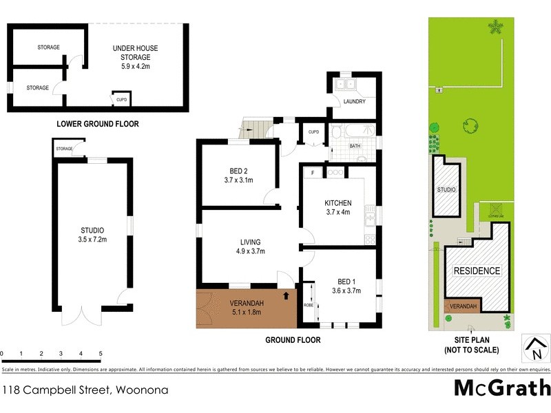 118 Campbell Street, Woonona NSW 2517 Floorplan
