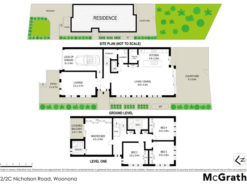 2/2C Nicholson Road, Woonona NSW 2517 Floorplan