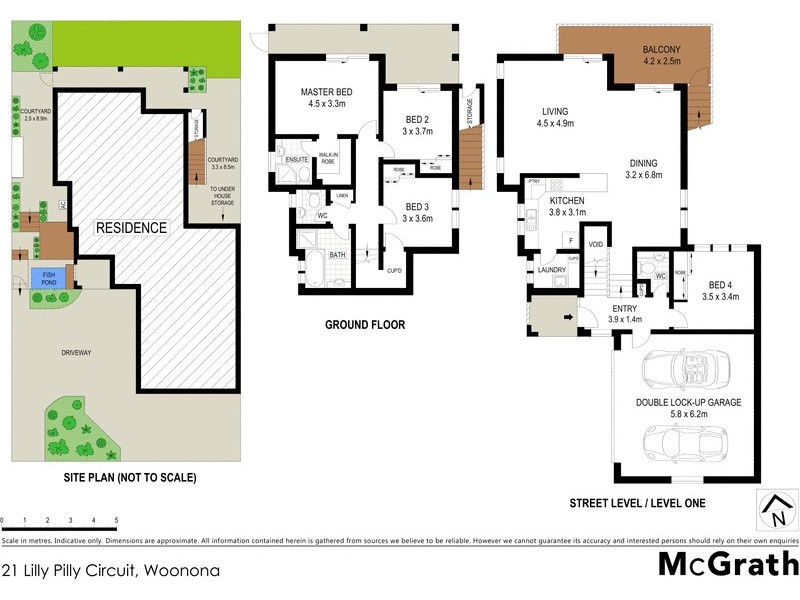 21 Lilly Pilly Circuit, Woonona NSW 2517 Floorplan