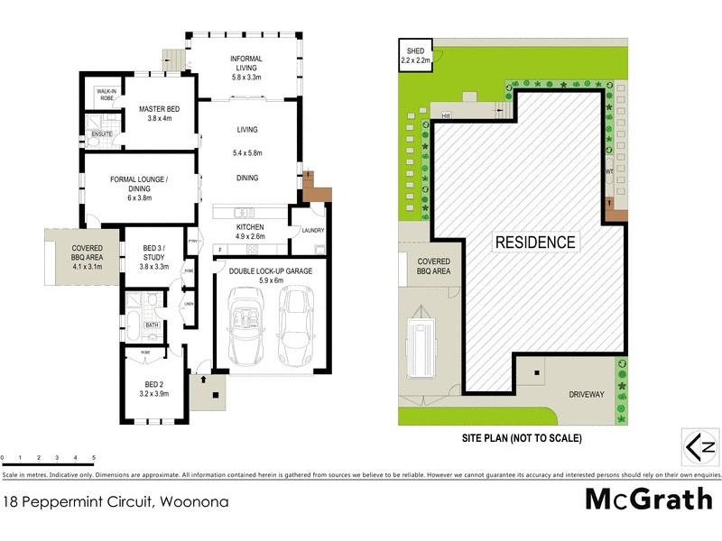 18 Peppermint Circuit, Woonona NSW 2517 Floorplan