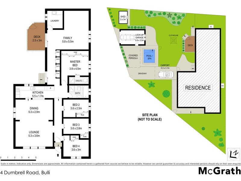 4 Dumbrell Road, Bulli NSW 2516 Floorplan