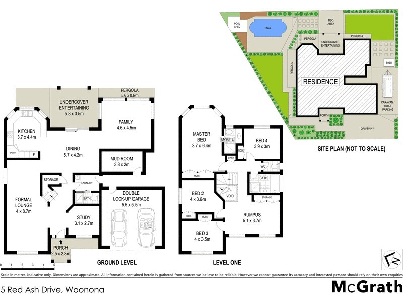 5 Red Ash Drive, Woonona NSW 2517 Floorplan