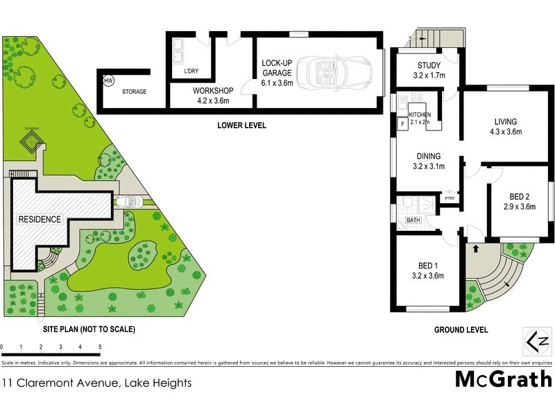 11 Claremont Avenue, Lake Heights NSW 2502 Floorplan