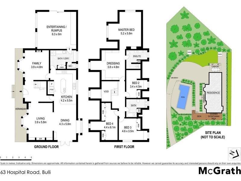 63 Hospital Road, Bulli NSW 2516 Floorplan