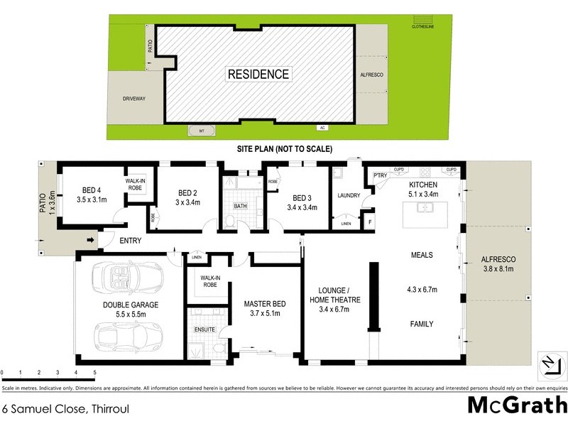 6 Samuel Close, Thirroul NSW 2515 Floorplan