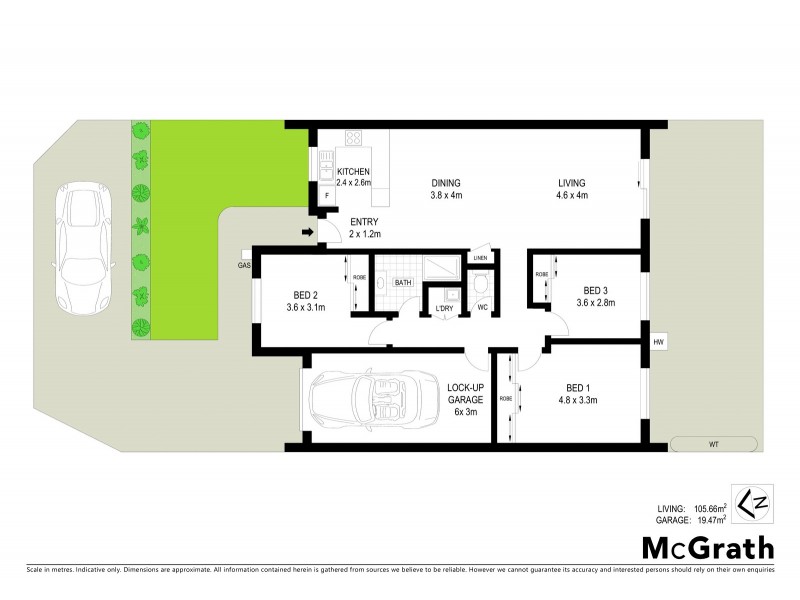 47 Flame Tree Circuit, Woonona NSW 2517 Floorplan