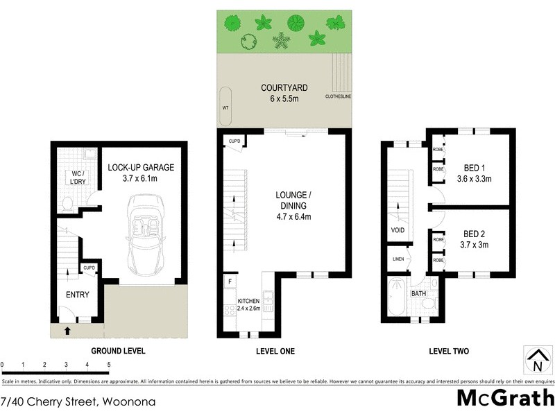 7/40 Cherry Street, Woonona NSW 2517 Floorplan