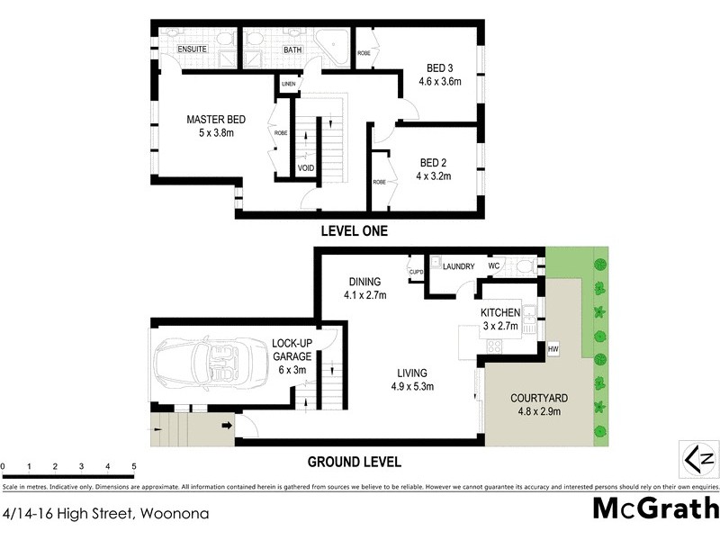 4/14 High Street, Woonona NSW 2517 Floorplan