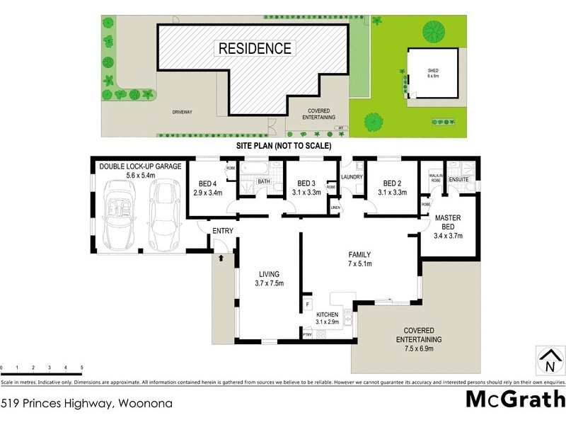 519 Princes Highway, Woonona NSW 2517 Floorplan