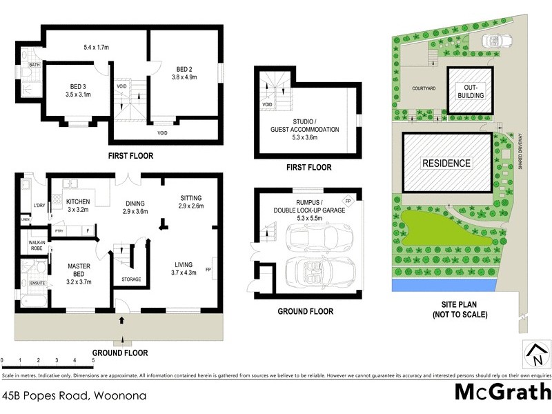 45B Popes Road, Woonona NSW 2517 Floorplan