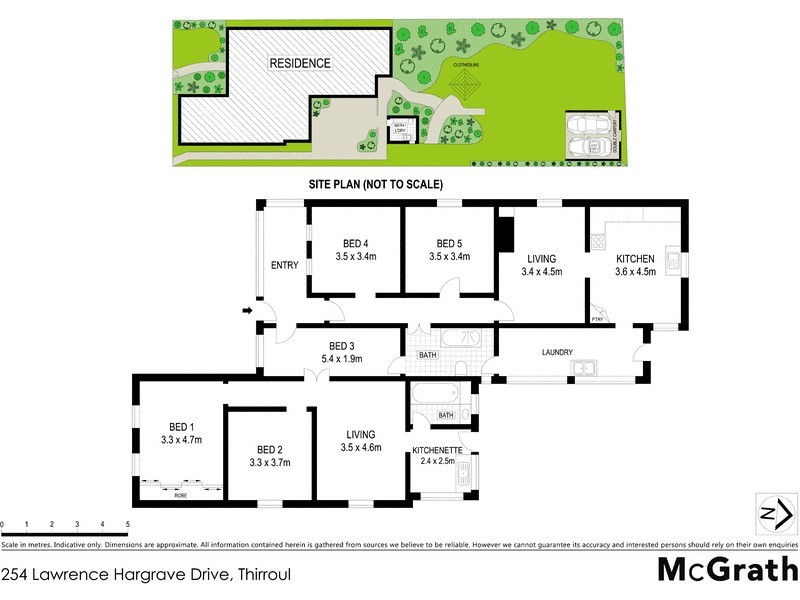 254 Lawrence Hargrave Drive, Thirroul NSW 2515 Floorplan