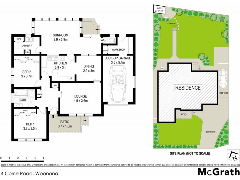 4 Corrie Road, Woonona NSW 2517 Floorplan