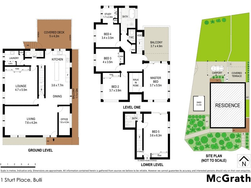 1 Sturt Place, Bulli NSW 2516 Floorplan