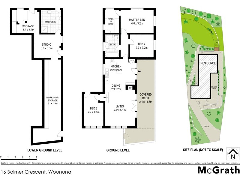16 Balmer Crescent, Woonona NSW 2517 Floorplan