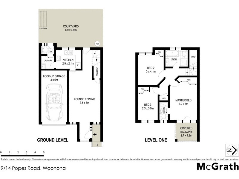9/14 Popes Road, Woonona NSW 2517 Floorplan