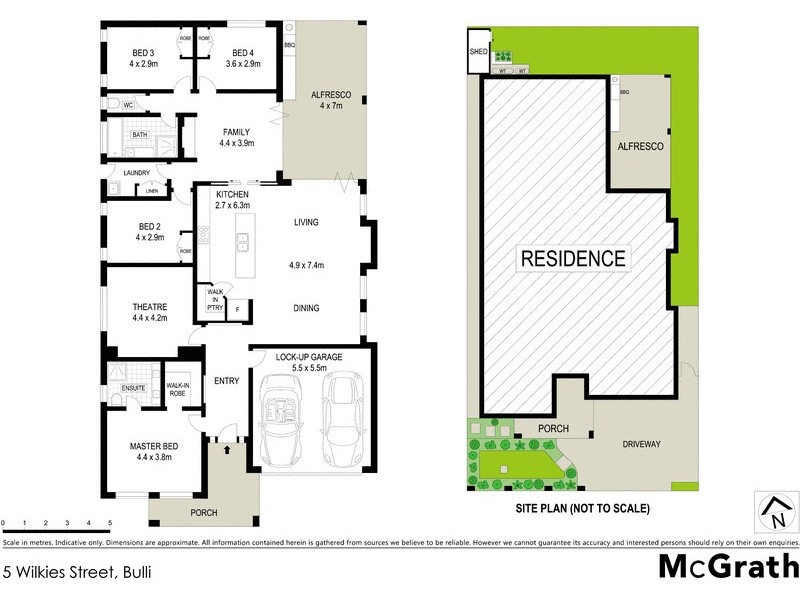 5 Wilkies Street, Bulli NSW 2516 Floorplan