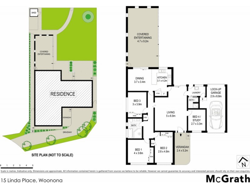 15 Linda Place, Woonona NSW 2517 Floorplan