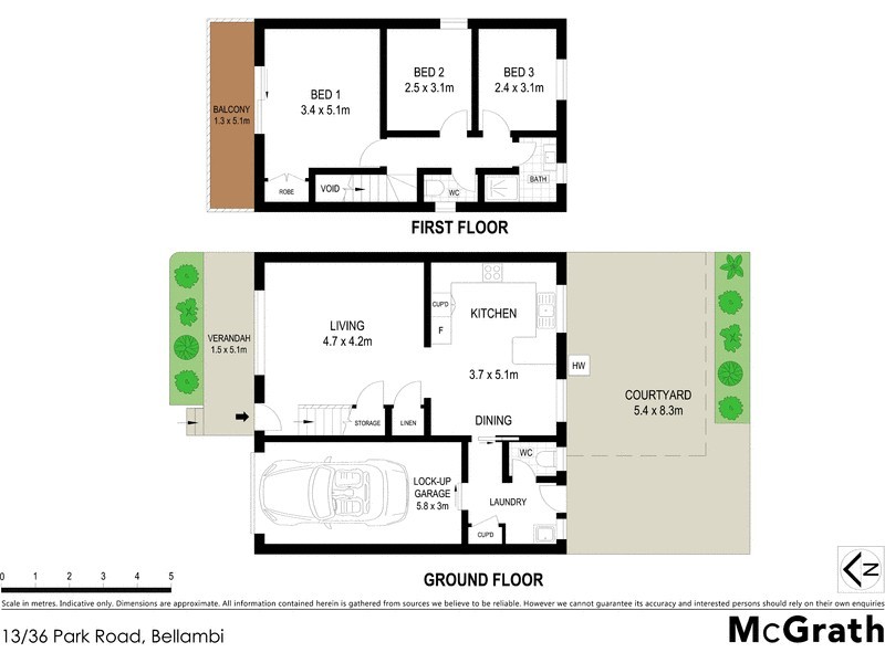 13/36 Park Road, Bellambi NSW 2518 Floorplan