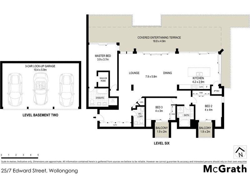25/7 Edward Street, Wollongong NSW 2500 Floorplan